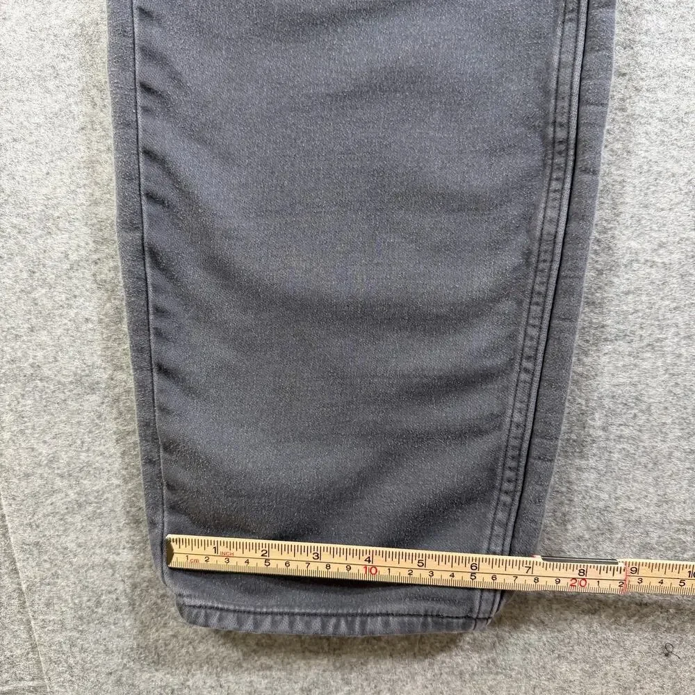 Banana Republic Twill Jeans Mens 34x30 Gray Faded Slim Straight Cotton Pants